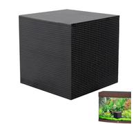 Activated Carbon Pellets Water Purification, Eco-Aquarium Water Purifier Cube, Aquarium Cube Filter, Reusable Activated Carbon Water Filter with HoneycombStructure for Aquarium Fish Tank, A, Refer to