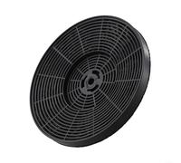 Activated Carbon Range Hood Filter 175mm x 175mm x 15mm, For Cooker Extractor Replacement for Kitchen Smell and Grease Absorption, Black Square Ventilation Pad
