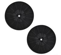 Activated Carbon Range Hood Filters 2 Pack Compatible With Most Kitchen Extractor Fans 233 By 30mm Plus 173 By 24mm Dimensions Black(173mm)