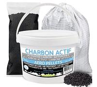Activated Carbon Sold in Bags of 1 kg 2 kg / Bucket of 5 kg 10 kg / Bag of 25 kg - High Purity Granules Purification Air Filtration, Carbon Filter, Aquarium, Wine Cellars, Cooker Hood (10 kg)
