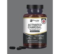 Activated Charcoal 200 Vegan Capsules | Relief Gas & Bloating | by Prowise UK