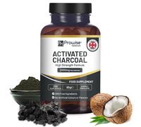 Activated Charcoal 200 Vegan Capsules | Relief Gas & Bloating | by Prowise UK