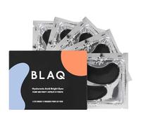 Activated Charcoal Eye Mask with HydroGel by BLAQ - Depuffing Eyes & Dark Circles Removing, Natural Hydrating and Anti Wrinkles Eye Patches