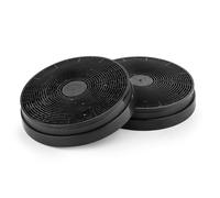Activated charcoal filter for extractor bonnets spare part 2 filters Ø17.5 cm