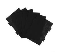 Activated Charcoal Filters for Kitchen Aid LowProfile Microwave Hood KMLS311HBL Model W11282981 4 Pack for Smell Elimination (6 PACK)