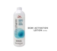 ( Activating Lotion (15.4oz)) Wella Color Charm 3N Dark Natural Brown Demi-Permanent Haircolor