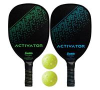Activator Pickleball Paddle and Ball Set Franklin Black One Size