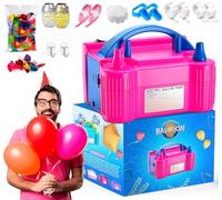 Active 100 Electric Balloon Pump, Portable Dual Nozzle Air Pump for Balloons 220v-240v 600w, Balloon Machine for Bulk Balloons Filling, Balloon Pump for Outdoor Recreations