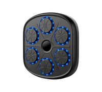 Active 100 Music Boxing Machine with Cool Lights, Bluetooth Connection, USB Charging, Wall-Mounted Boxing Machine with Boxing Pads for Safe Exercise, Ideal for Adults & Children (Style-2)