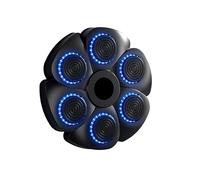 Active 100 Music Boxing Machine with Cool Lights, Bluetooth Connection, USB Charging, Wall-Mounted Boxing Machine with Boxing Pads for Safe Exercise, Ideal for Adults & Children (Style-1)