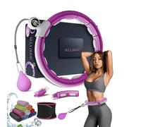 Smart Weighted Hula Hoop For Adults, Detachable Fitness Ring With 360 Degree Auto-Spinning Ball Massage, Smart Ring Hula Hoops For Adults, Fitness Equipment For Weight Loss