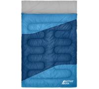 Active Era 3 Season Double Sleeping Bag ? 250GSM with Pillows & Convertible Design, Blue