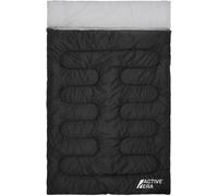 Active Era 3 Season Double Sleeping Bag ? 250GSM with Pillows & Convertible Design, Black