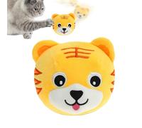 Active and Mobile Dog Plush Toy | Rechargeable Toy with Sound and Bouncing Ball for Puppy, Squeaky and Trembling Plush Ball for Dogs | for Apartment Bedroom Living Room