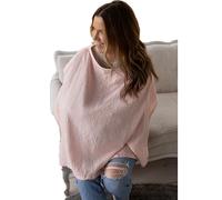 Active Baby Nursing Cover up for Breastfeeding Women with Adjustable Fit, Breathable Muslin Cotton, Protect Privacy Maternity Accessories for Moms and Babies, Large Stroller, Car Seat, Travel Canopy