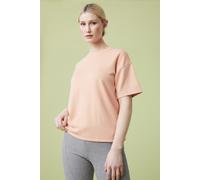 Active People Women's 'Breeze' Lightweight Casual Soft Relaxed Fit Batwing Sleeve T-Shirt in Coral | Size: 14 Active People Coral 14