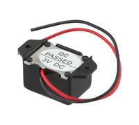 Active Buzzer 2315 Mechanical 85dB Loud Beeper for Security Alarm, Screw Mount with Wire for Microcontroller DIY Projects, DC Power Industrial Device 3V 6V 9V 12V(3V)