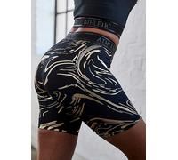 active by LASCANA Bermuda Cycling Shorts Black Gold