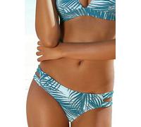 active by LASCANA 'Coal' Side Tie Bikini Briefs Print / Petrol