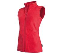 Active By Stedman Womens Fleece Vest Scarlet Red XL