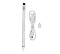 Active Capacitive Stylus Pen, Universal Touch Screen Stylus Pencil with Magnetic Cap, 1-2mm Fine Tip for All iOS Android Smartphones and Tablets, Rechargeable with USB