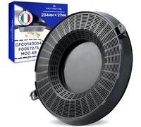 Active Carbon Filter 234 mm x 27 mm Mod 48 for Cooker Hood with the Original Code CFC0140064 F00572/S for Elica - MADE IN ITALY - MONTERAL