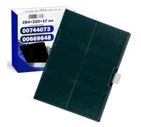 Active Carbon Filter for Cooker Hood 284 x 220 x 17 mm with the Original Code 00744073 00669648 for Bosch for Balay for Constructa for Siemens for Neff - MONTERAL
