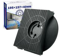 Active Carbon Filter for Cooker Hoods 195 x 157 x 40 mm with the original code 484000008581 CHF303 for Whirlpool F00189/S Type 303 for Elica 9029793602 for Electrolux for Aeg for Zanussi - MONTERAL