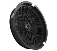 Active Charcoal Filter Round Shape for Cooker Hood Refsta K25 V2-V10 - Air Purifying Vent Filter 190mm Total Diameter Black Kitchen Spare(1 PACK)