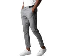 Active Chinos Pants Men, Active Chinos Lifestyle Pants, Trousers Loose Fit Straight Legs Elastic Casual Pants for Men (Grey,M)