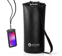 Active Elements Dry Bag - Waterproof Pack Bag, Duffel Bag, Hiking, Camping, Swimming, Rafting, Canoe, Beach, Bathing, SUP, Kayak, Fishing - Waterproof Mobile Phone Case