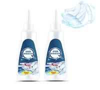 Active Enzyme Clothing Stain Remover - White Shirt Guardian, Active Enzymatic Laundry Cleaning, Stubborn Stains Cleaner, Clothes Oil Stain Remover, Clothing Quick Laundry Dry Cleaner (White - 2Pcs)