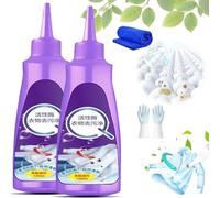 Active Enzyme Laundry Stain Remover, 2024 New Enzyme Laundry Stain Remover, Laundry Stain Remover Purple Bottle, Stubborn Stains Cleaner, 120ml (2pcs)