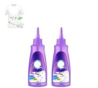 Active Enzyme Laundry Stain Remover, Stain Remover for White Clothes, Oil Stain Remover Clothes, Clothes Stain Remover Cleaner, Emergency Stain Rescue Stain Remover (240 ML, Purple)