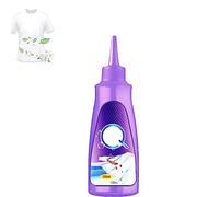 Active Enzyme Laundry Stain Remover, Stain Remover for White Clothes, Oil Stain Remover Clothes, Clothes Stain Remover Cleaner, Emergency Stain Rescue Stain Remover (120ML, Purple)