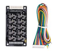 Active Equalizer Inductive Transfer Module for Ternary Lithium Iron Battery 2.0V - 4.5V 1.2A 7S Configuration Inductive Energy Transfer Balance Board with Low Resistance MOS (11S)