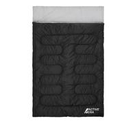 Active Era 3 Season Double Sleeping Bag - 250GSM with Pillows & Convertible Design in Black | Size: King Active Era Black King