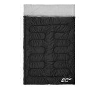 Active Era Double Sleeping Bag - Extra Large Queen Size - 3 Seasons - Black