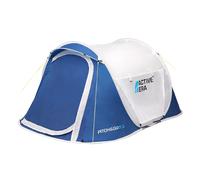 Active Era Large 2 Person Pop-Up Tent - 2 Layer Waterproof & 100% Storm Proof in Blue Active Era Blue