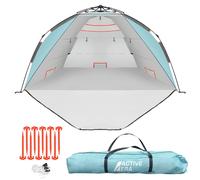 Active Era® Luxury Beach Tent - 3-4 Person Sun Shelter with Easy Pitch Technolo…