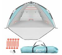 Active Era® Luxury Beach Tent - 3-4 Person Sun Shelter with Easy Pitch Technolog