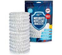Active Era Mosquito Repellent Bracelet [12 Pack], Insect, Midge & Mosquito Bands - Powerful DEET Free Formula - Waterproof with 250 Hours / 10 Days of Protection for Adults and Kids 3+