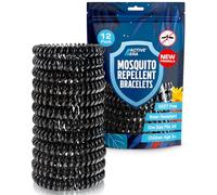 Active Era Mosquito Repellent Bracelet [12 Pack], Insect, Midge & Mosquito Bands - Powerful DEET Free Formula - Waterproof with 250 Hours / 10 Days of Protection for Adults and Kids 3+
