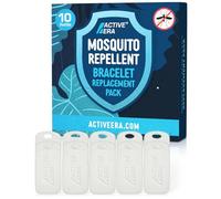 Active Era Mosquito Repellent Refills Pack, DEET Free Essential Oil Formula - Family Holiday & Camping Essentials, 10 Refill Pellets