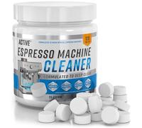 ACTIVE Espresso Machine Cleaning Tablets - Daily Backflush Cleaner & Group Head Oil Remover Tablet, Compatible with Sage, Breville Barista Max, Gaggia, Delonghi, Tassimo Bosch, Dolce Gusto - 120 Tabs