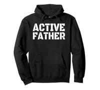 Active Father Vintage Dad Grandpa Birthday Father’s Day Pullover Hoodie