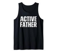 Active Father Vintage Dad Grandpa Birthday Father’s Day Tank Top
