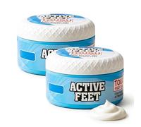 Active Feet - Foot Cream for Dry Cracked Feet 2 x 150g - Intensive Heel Repair Moisturiser, Fast Absorbing Non-Greasy, Softens Hard Skin & Rough Heels