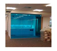 Active Film Transparent Colourful Window Film Self Adhesive- Optically Coloured Clear Blue Tint 10m x 76cm (30")