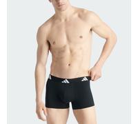 Adidas Underwear Active Flex Cotton Trunk Boxers 3 Units Black S Men